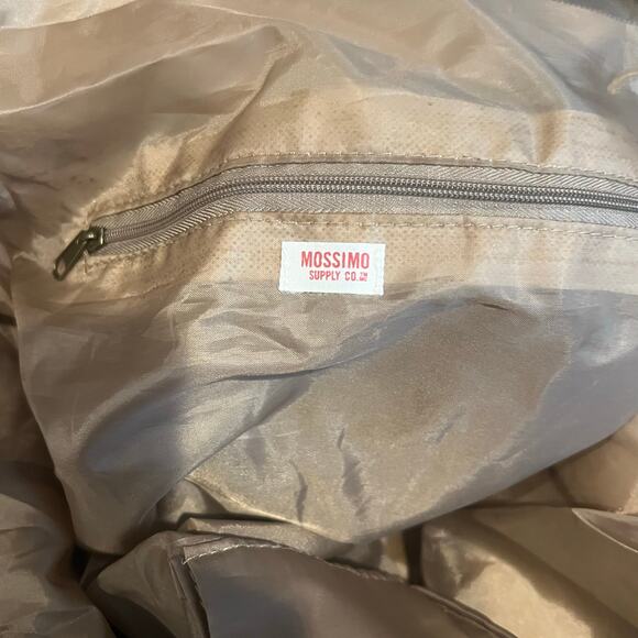 Mossimo Leopard Print Tote Bag XL 24x16x8 Duffel Duffle Bag Cheetah Animal Zip - Picture 4 of 6